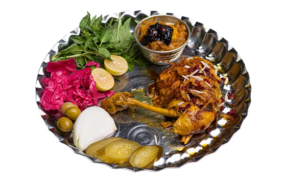 خوراک مرغ مشهدی